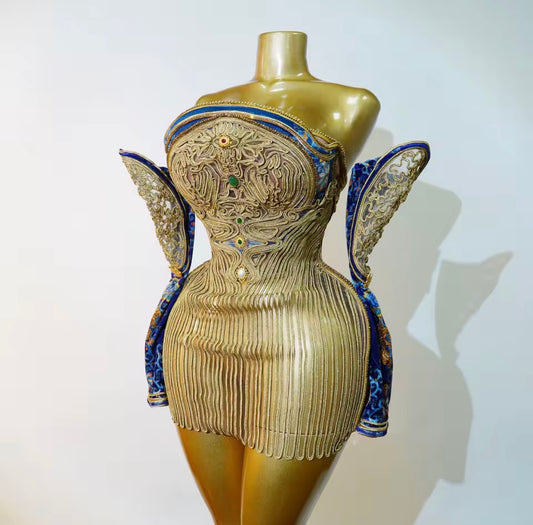 The Royal Empress Couture Mini Dress