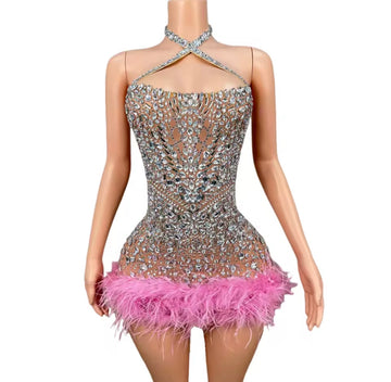 Doll Champagne Mini B-Day Dress