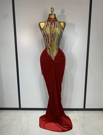 Zafire Royale Crystal Gown