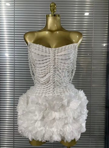 The Pearl Empress Mini Dress