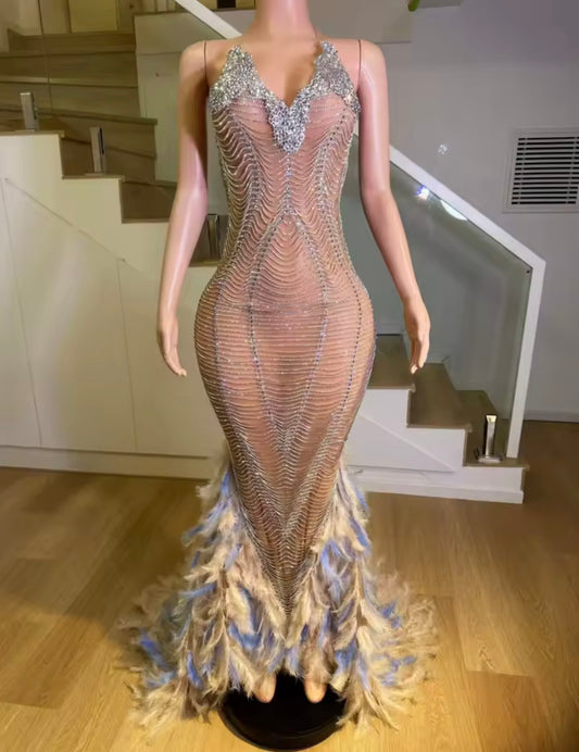 Sapphire Royal Feature Gown