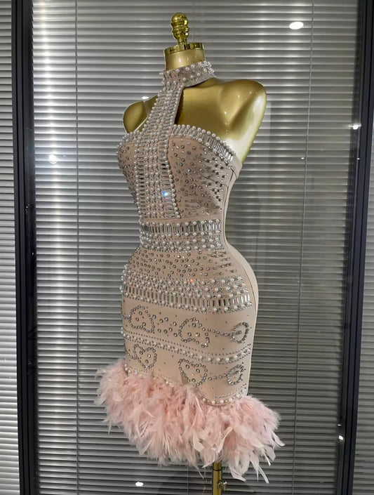 Champagne Bandage Dress