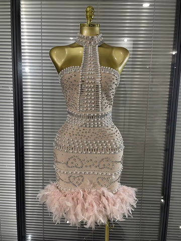 Champagne Bandage Dress