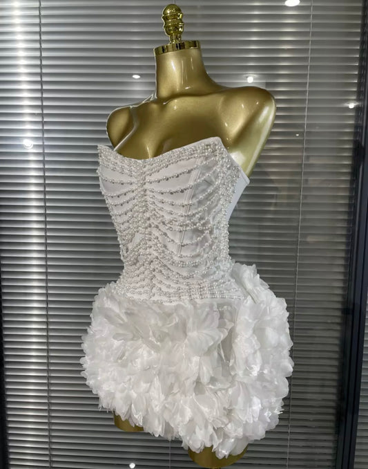 The Pearl Empress Mini Dress