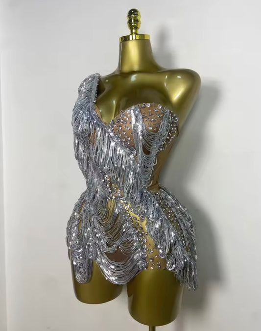 Silver Siren B-Day Dress