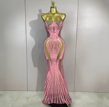 Zavienna Blush Gown
